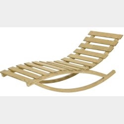 Rocking Lounger Liggende Gyngestol Navy