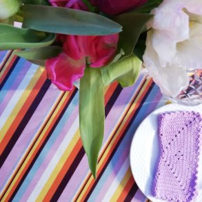 Voksdug Multi Diagonalt Stribet