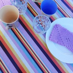 Voksdug Multi Diagonalt Stribet