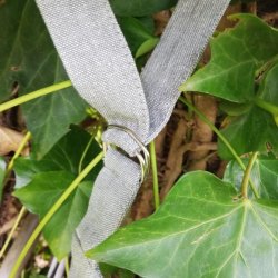 Forklde i stof ensfarvet gr