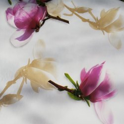 Rund voksdug 140 cm Magnolia