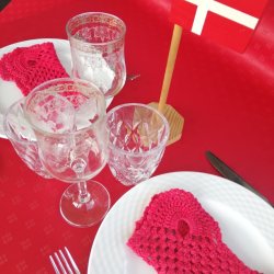 Tekstildug Rd Fdselsdag