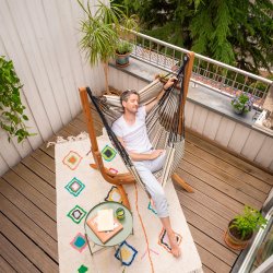 St med trstativ Udine og Hngestol Zebra