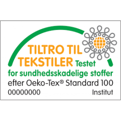 Rund voksdug 140 cm Rd med Hjerter