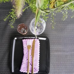 Voksdug Sakura Sort Au Maison