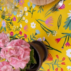 Rund voksdug med elastik 60 cm Outlet Flower Field