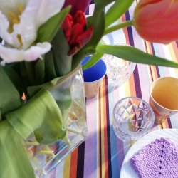 Voksdug Multi Diagonalt Stribet