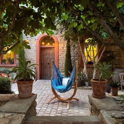 St med trstativ Udine og Hngestol Blue Zebra